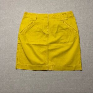 J. Crew Vibrant Yellow Pencil Skirt